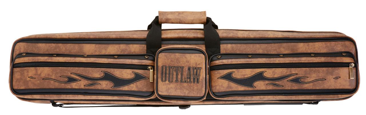 Outlaw - Burnt Flames Cue Case - Soft 4x8