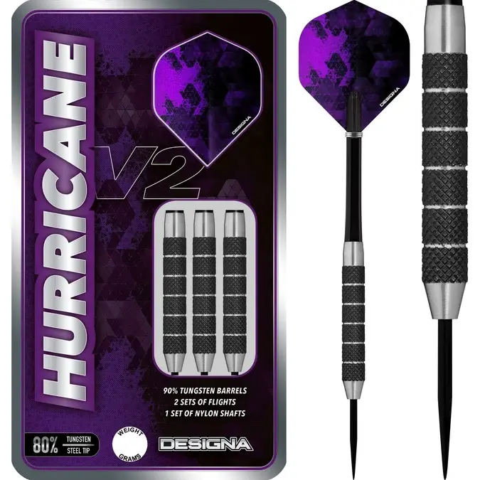 Designa - Hurricane V2 - Steel Tip Set