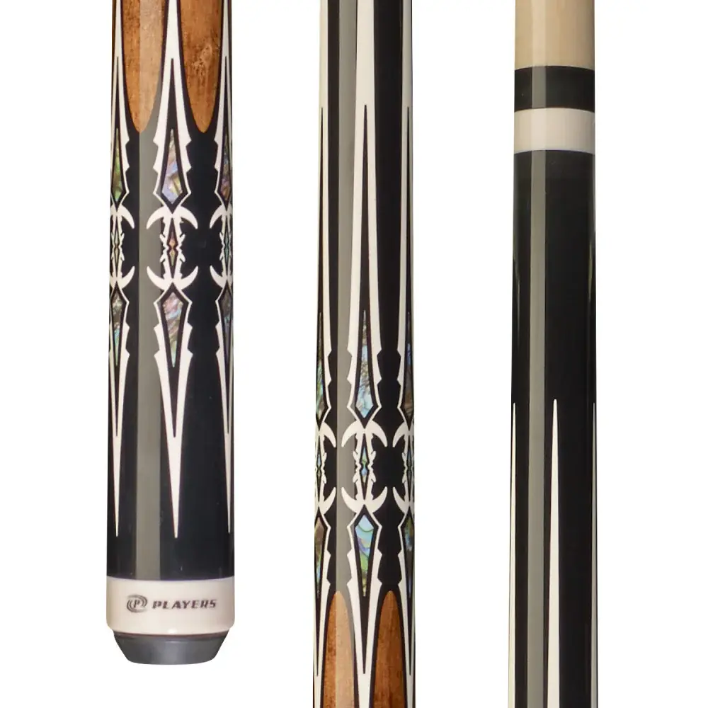Players - G-4114 Black and Antique Maple Cue, image 2