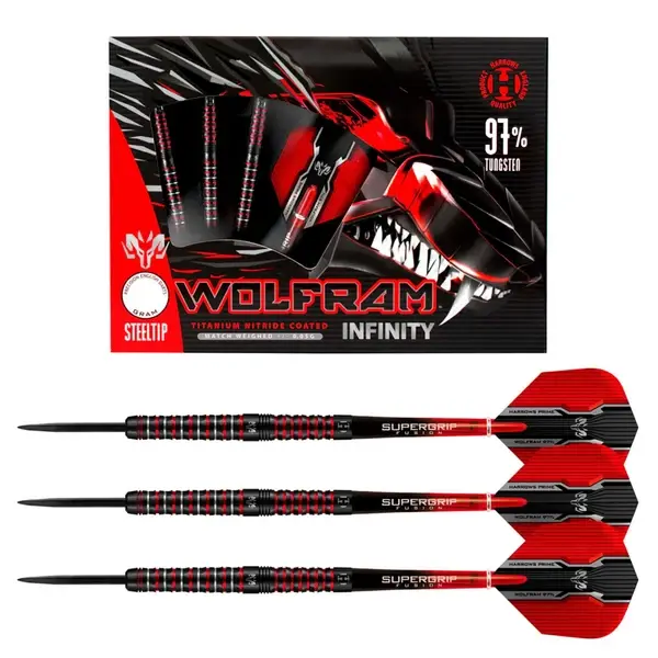 Harrows - Wolfram Infinity - Steel Tip Set