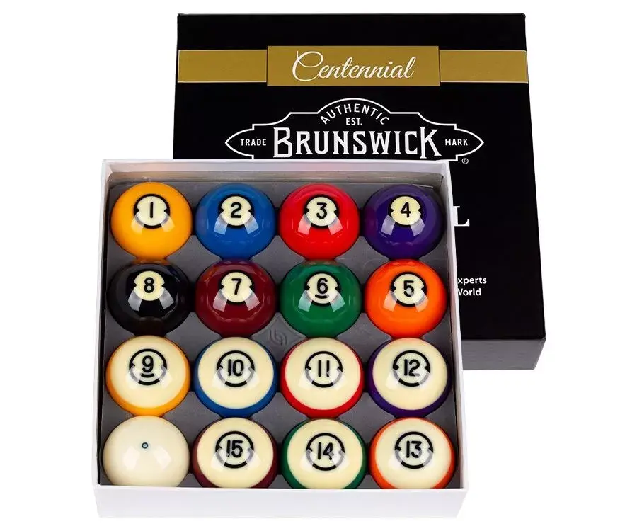 2 1/4" - Brunswick Centennial Billiard Ball Set