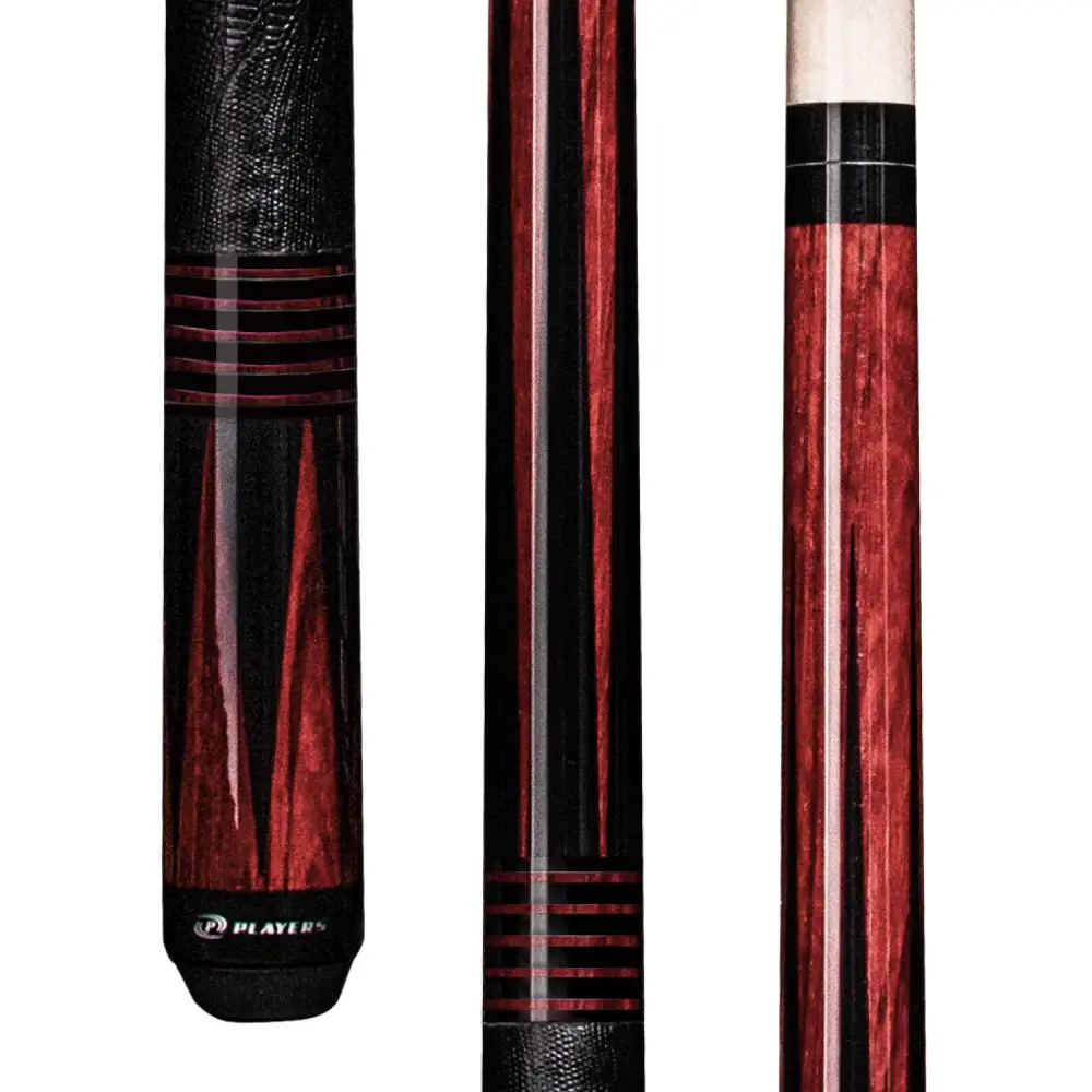 Players - E2345 Cocobolo Stain Zebrawood Cue