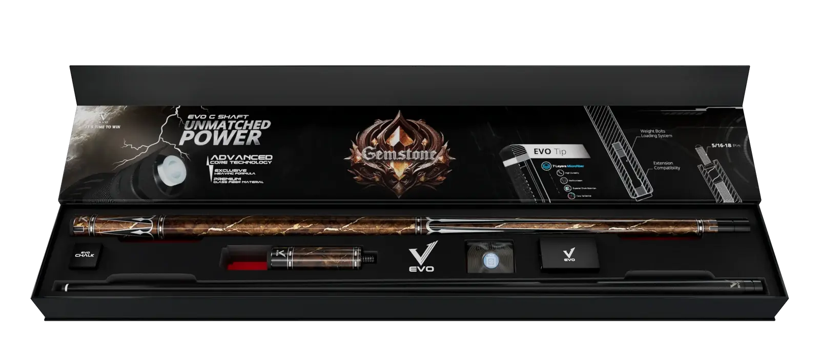 Evo - Gemstone Series - Play Cue - MaxBing Edition
