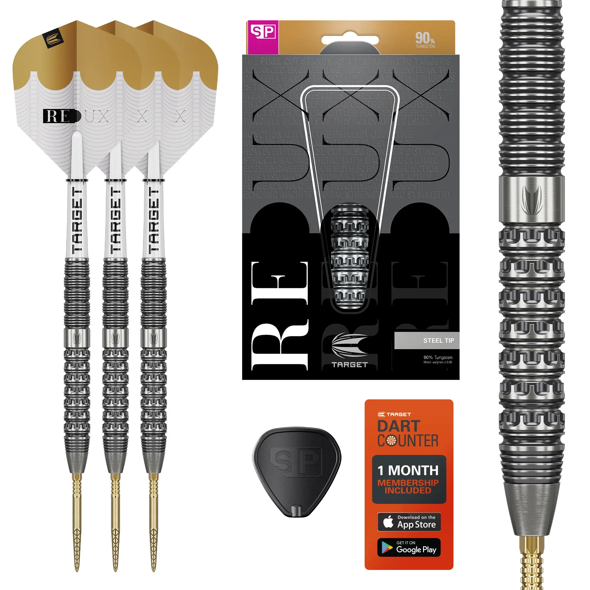 Target - Redux 90% Tungsten - Steel Tip Set