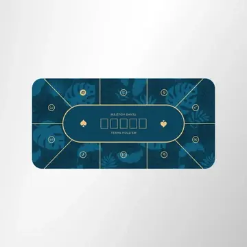 Texas Hold'em - Portable Poker Mat - 70" x 35"