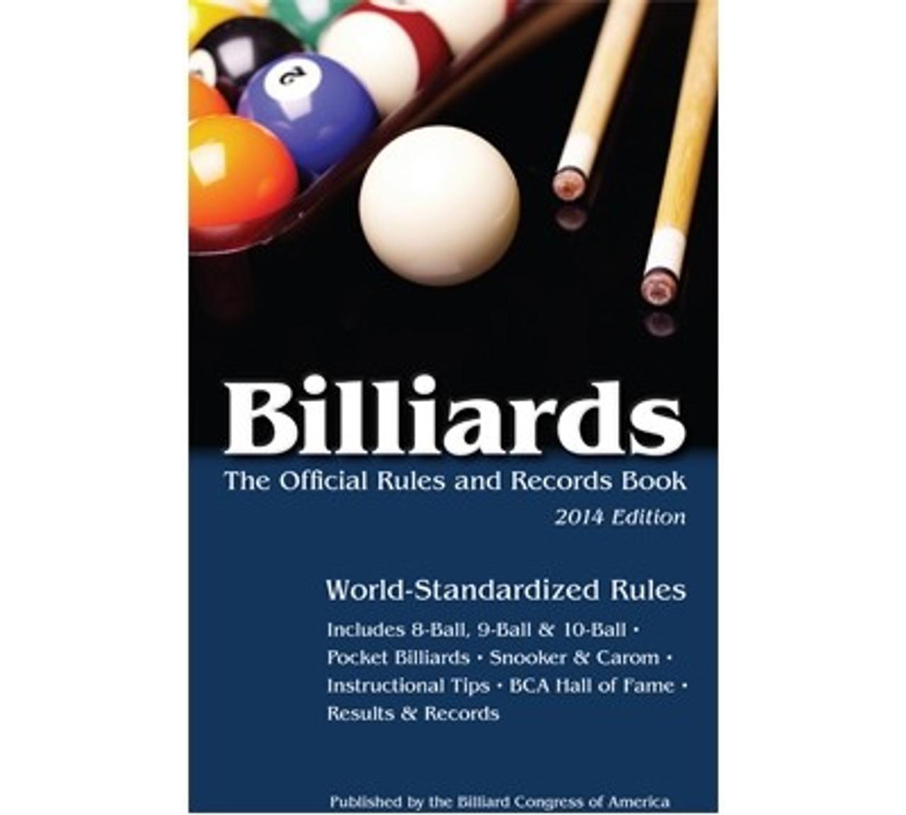 BCA - Billiards Official Rules and Records