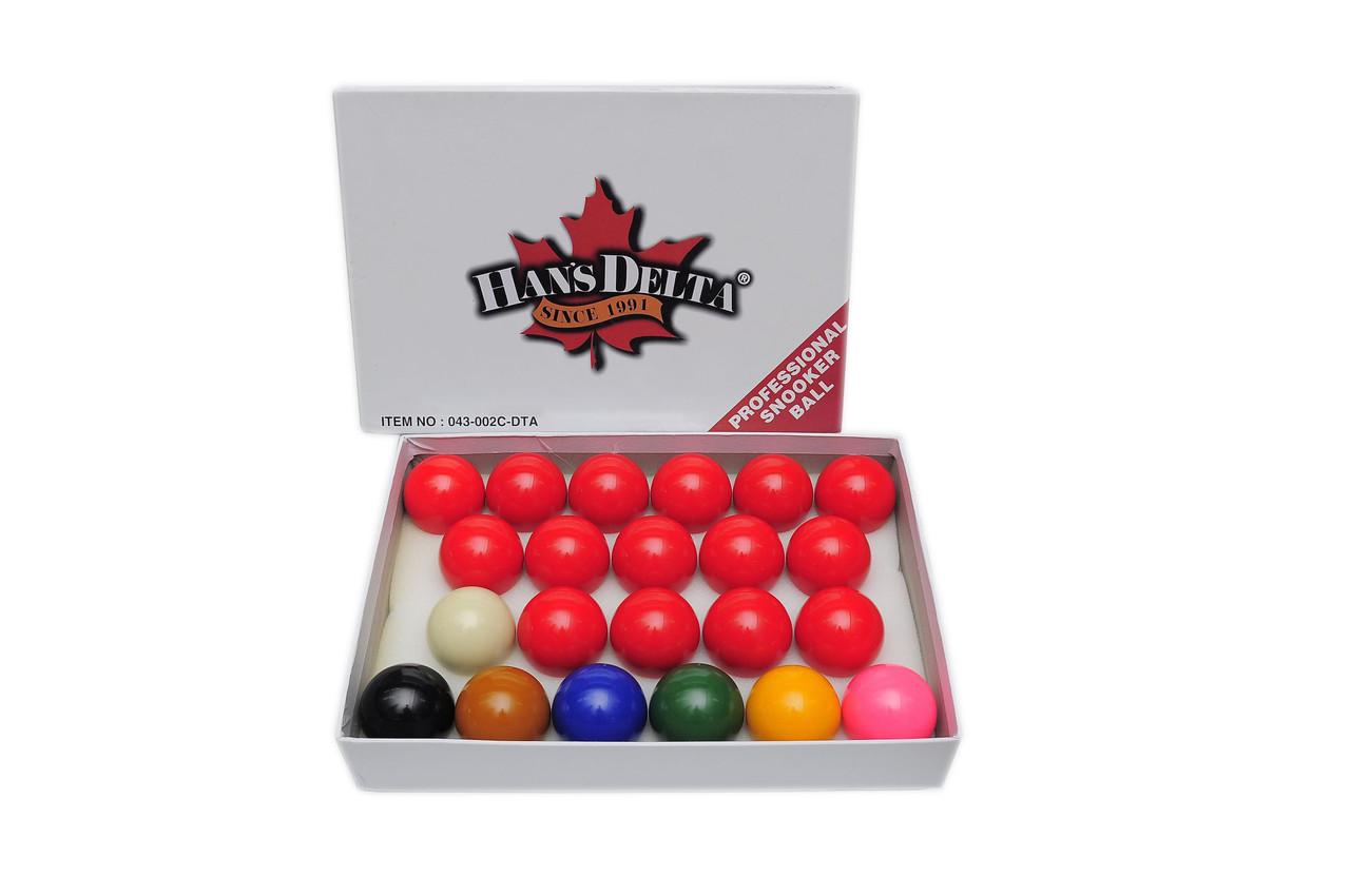 2 1/16" - Hans Delta Professional Snooker Ball Set