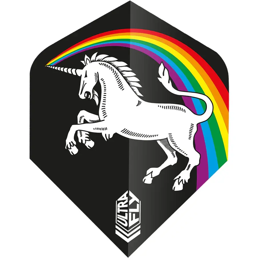 Unicorn - Ultrafly Dart Flights - 100 - Plus Std - Rainbow Blue