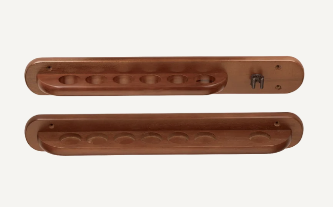 Cue & Case - 6 Cue Rounded Wall Rack and Bridge Clip, image 4