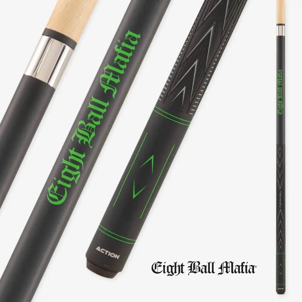 Eight Ball Mafia - Green Daemon Break Cue - EBMBK03