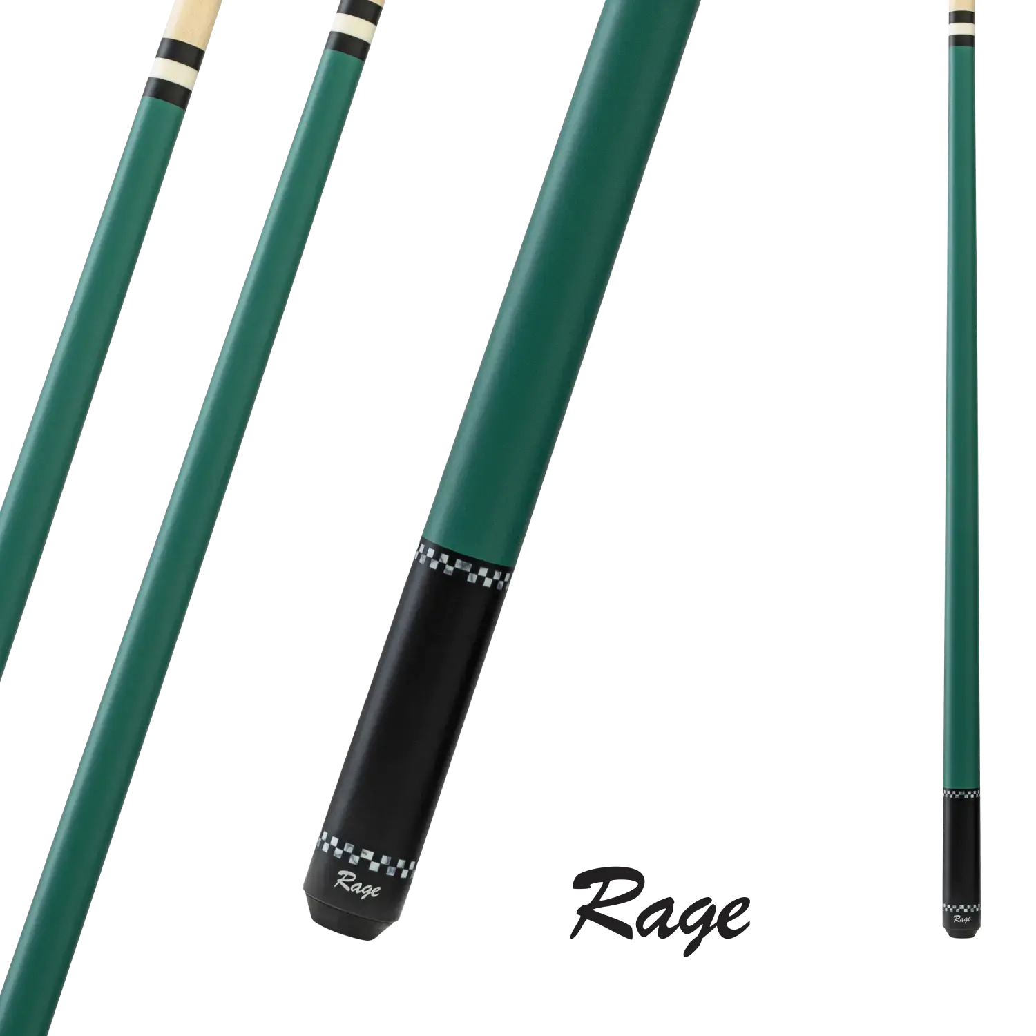 Rage - RG04 Matte Green w/ Checkerboard Track - Play Cue