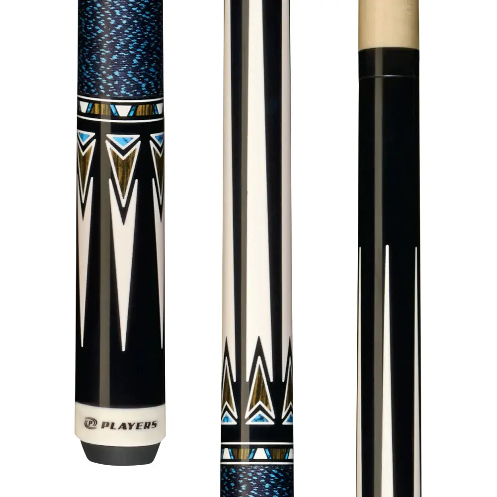 Players - G3399 Players Black and Bocote Cue, With Wrap