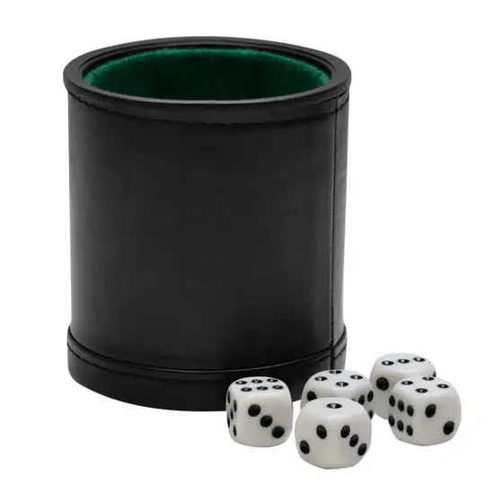 Fat Cat - Dice w/ Leatherette Dice Cup