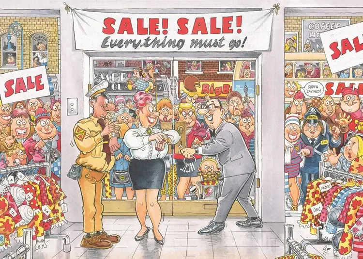 Wasgij - 1000 Piece Mystery Puzzle - #7 Everything Must Go, image 2