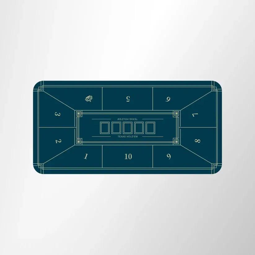 Texas Hold'em - Portable Poker Mat - 70" x 35", image 3