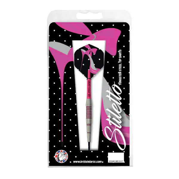 British Darts - 'Stiletto' - Tungsten Steel Tip Set