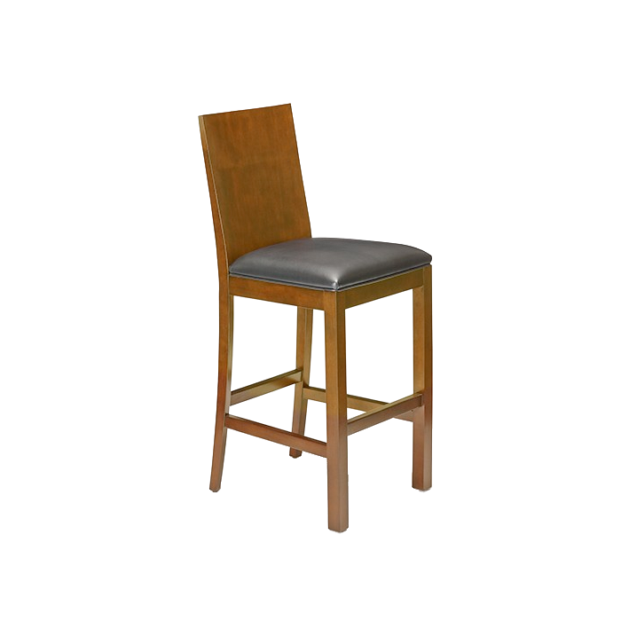 Brunswick - Heritage Wood Backed Barstool