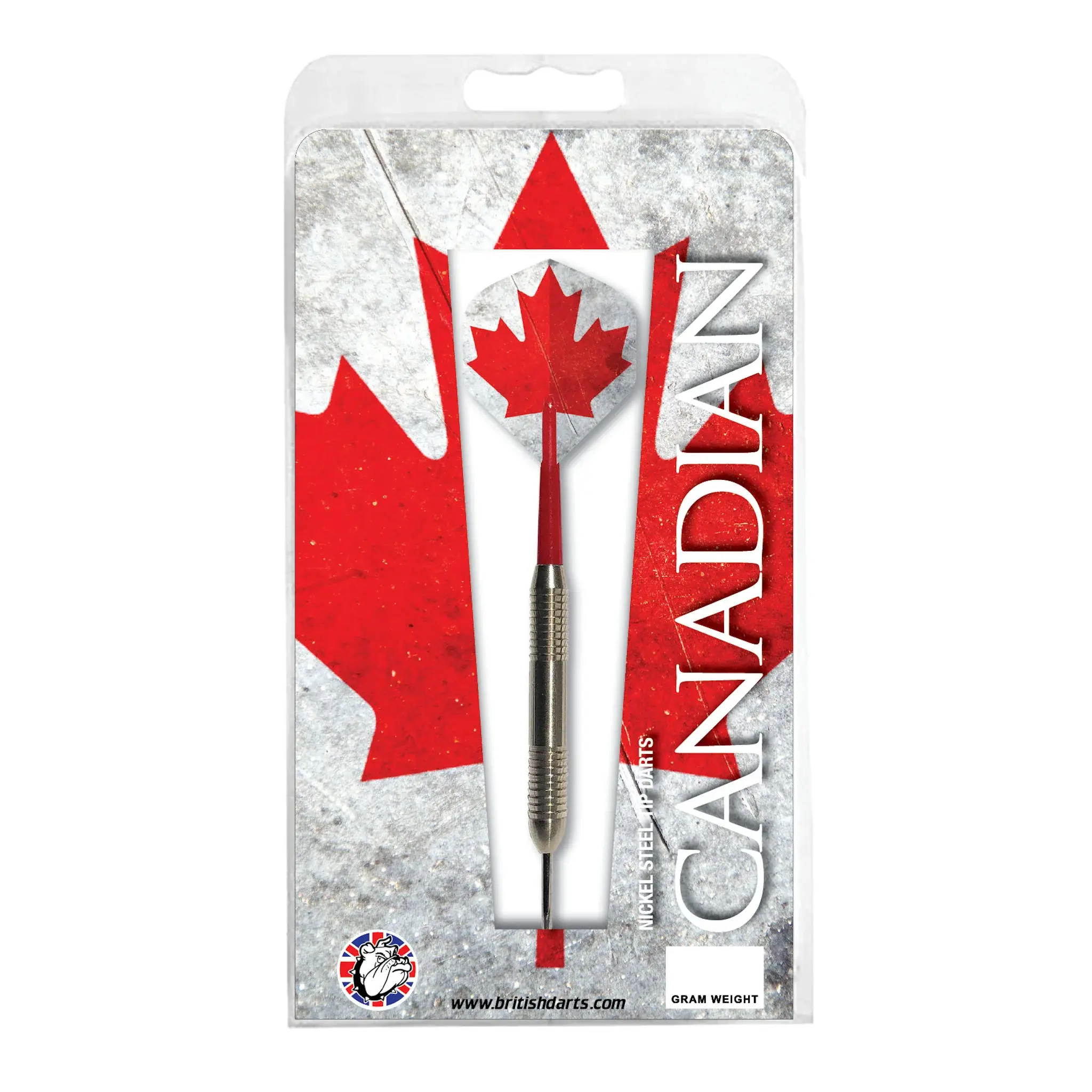 British Darts - 'Canadian' Nickel - Steel Tip Darts