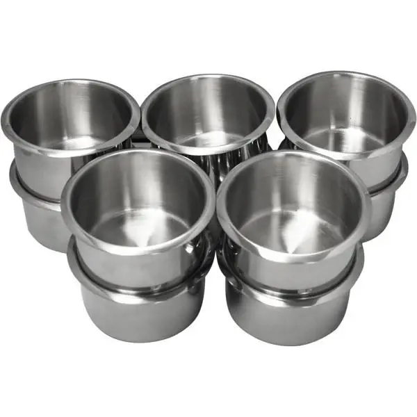MRC Stainless Steel Drop-In Poker Table Cup Holder