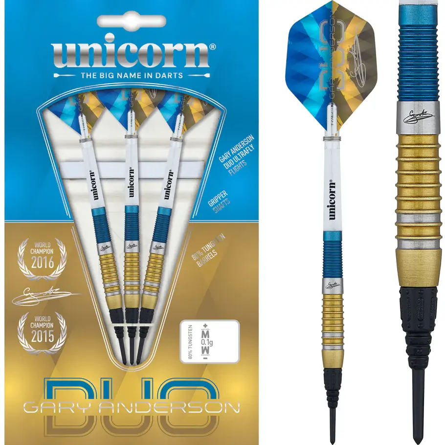 Unicorn - Gary Anderson 'Duo' Soft Tip Set — 20g
