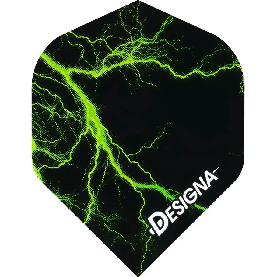 Designa - Standard Shape Dart Flights - Lightning