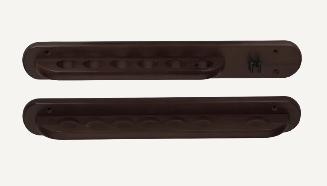 Cue & Case - 6 Cue Rounded Wall Rack and Bridge Clip, image 3