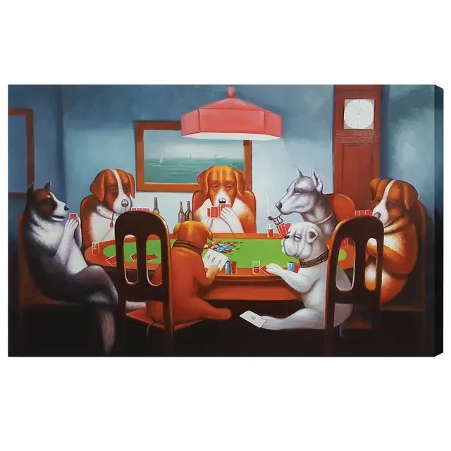 Ram - Billiard Theme Oil Painting, image 5