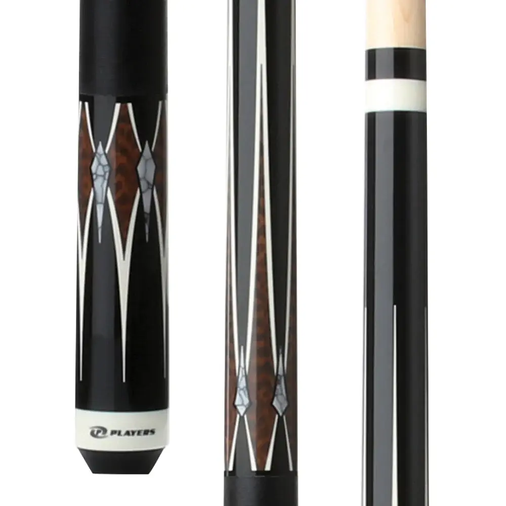 Players - G3400 Black and Snakewood Cue