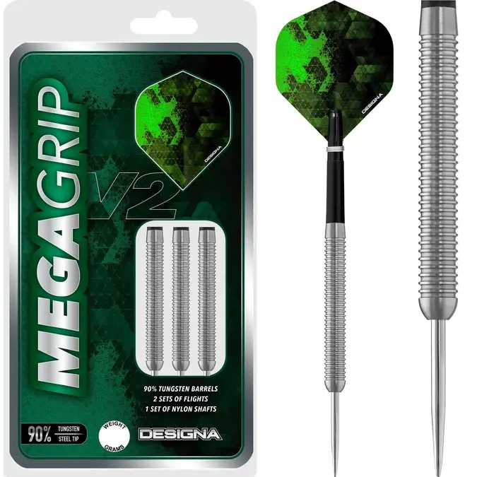 Designa - Mega Grip V2 - Steel Tip Set