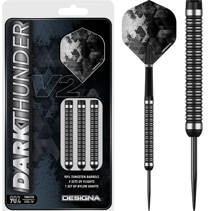 Designa - Dark Thunder Darts - Steel Tip Set