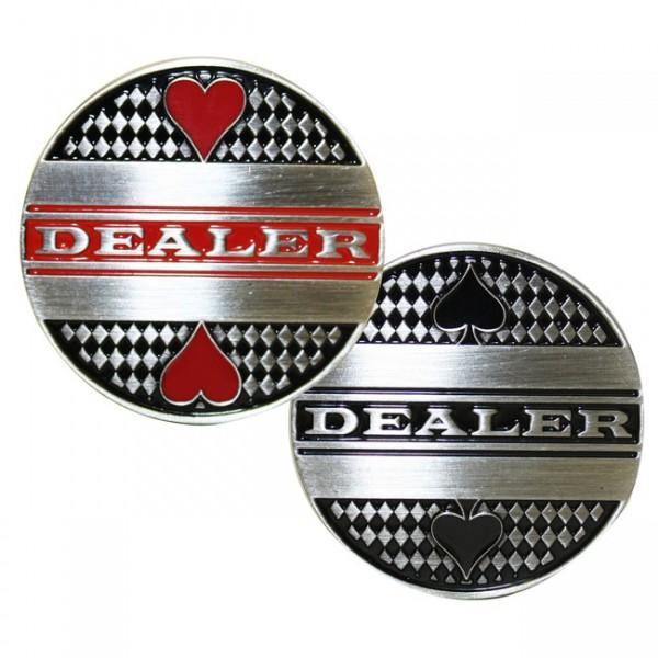 MRC 2" Deluxe Metal Dealer Button