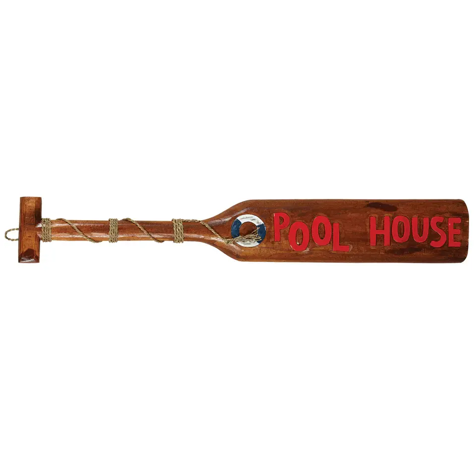 Ram - Pool House Paddle Sign