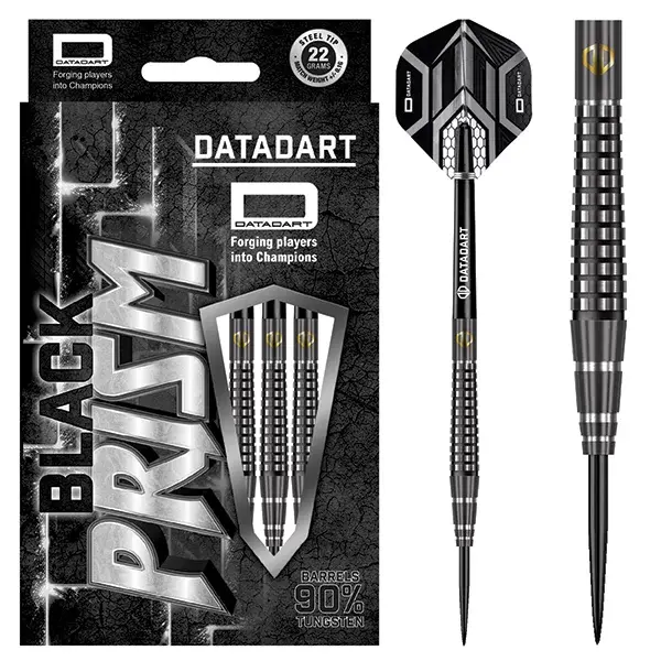 Datadart - 'Black Prism' 90% Tungsten - Steel Tip Set