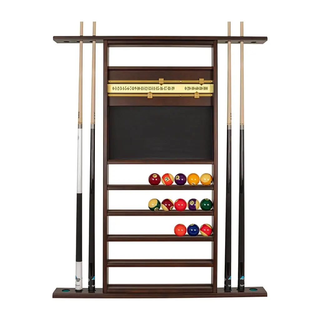 Canada Billiard - Wall Combo Rack - 6 Cues , Scoreboard, Ball Rack, image 2