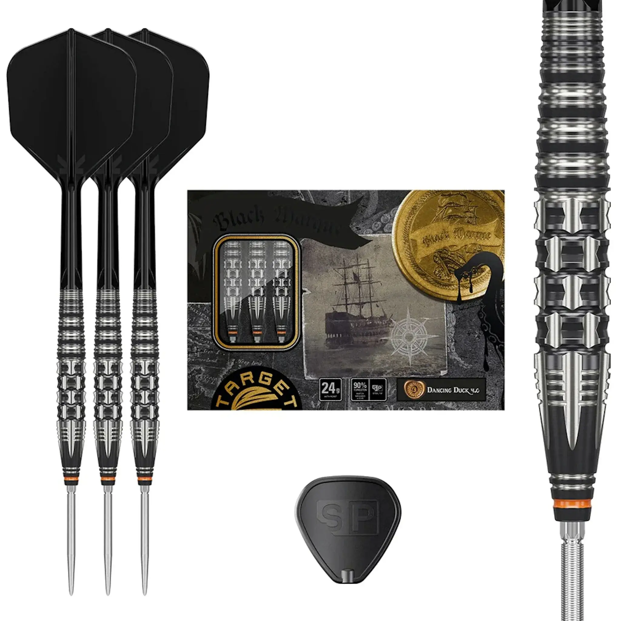 Target - 'Josh "Rocky" Rock' Brass , Steel Tip Set, image 2