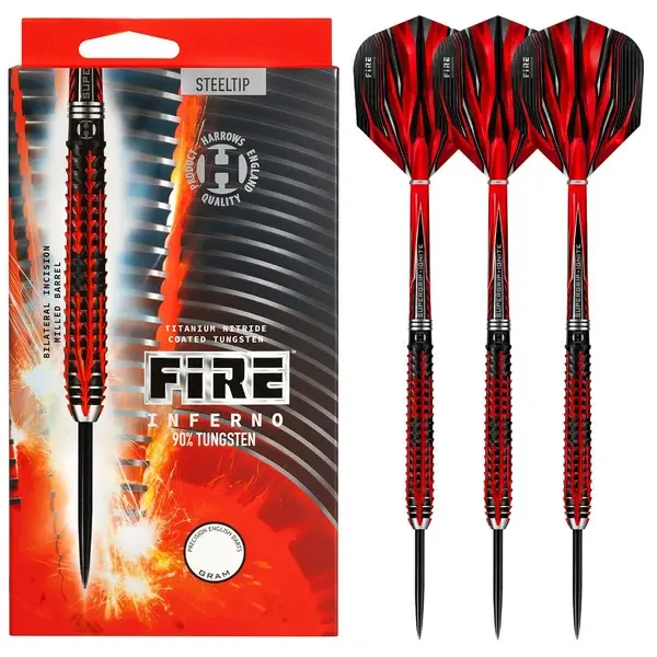 Harrows - Fire inferno - Steel Tip Set, image 2