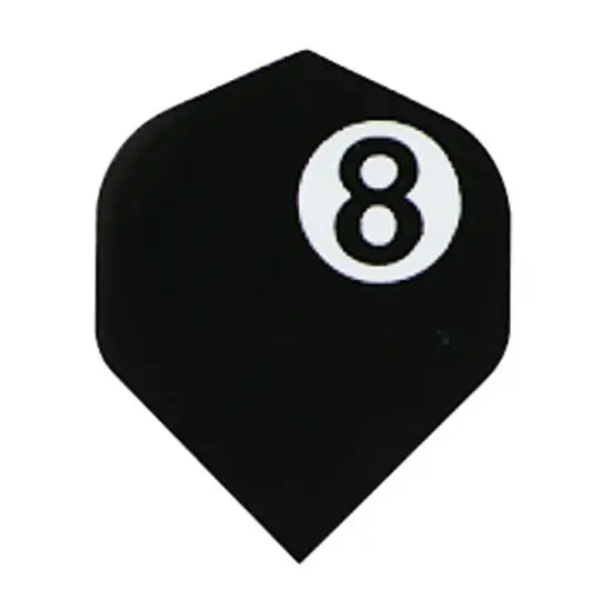 Viper - Poly Dart Flights , 8-Ball - Standard Shape, 75 Microns