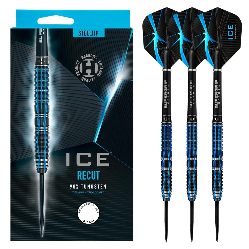 Harrows - Ice Recut - Steel Tip Dart Set