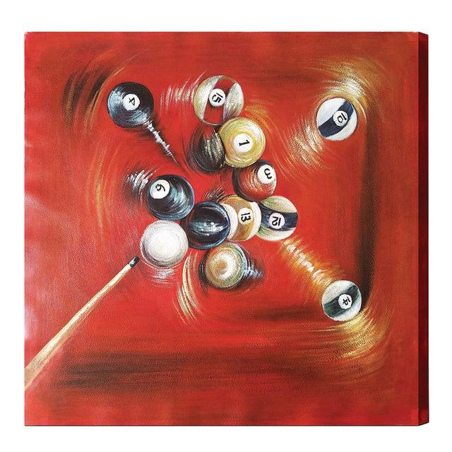 Ram - Billiard Theme Oil Painting, image 3