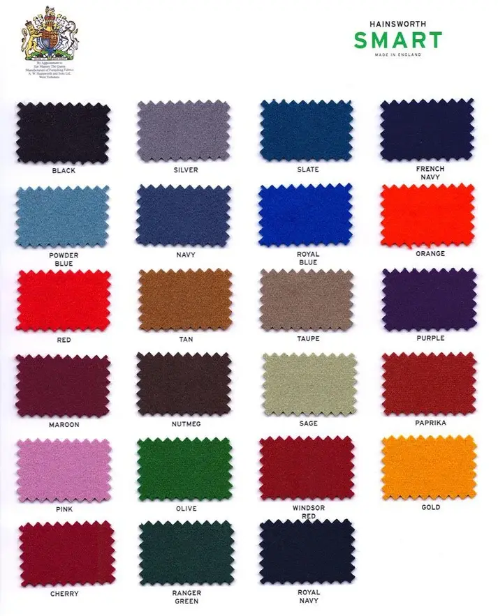 Hainsworth - 'Smart' Snooker Table Cloth, image 4