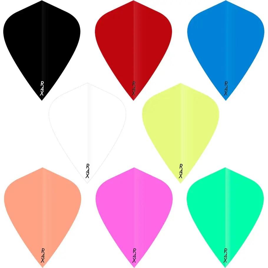 Darts Accessories - R4X Kite Shape - Solid - Flights