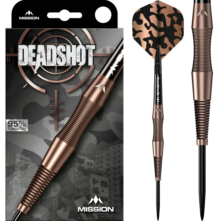 Mission - Dead Shot - Steel Tip Darts - 95% Tungsten