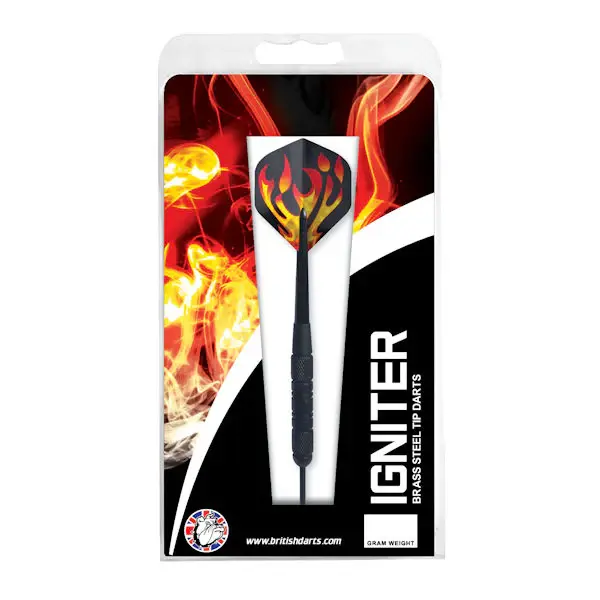 British Darts - Igniter Black Brass
