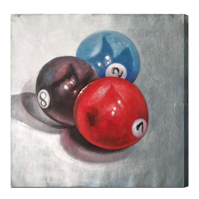 Ram - Billiard Theme Oil Painting
